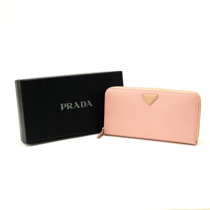 未使用・展示品 プラダ PRADA ジップアラウンド ウォレット 