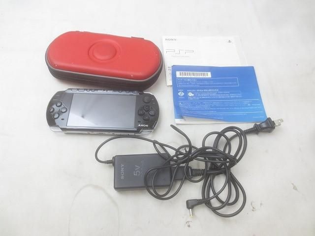 ゲーム PSP 本体 PSP3000 ブラック 動作品 充電器付き