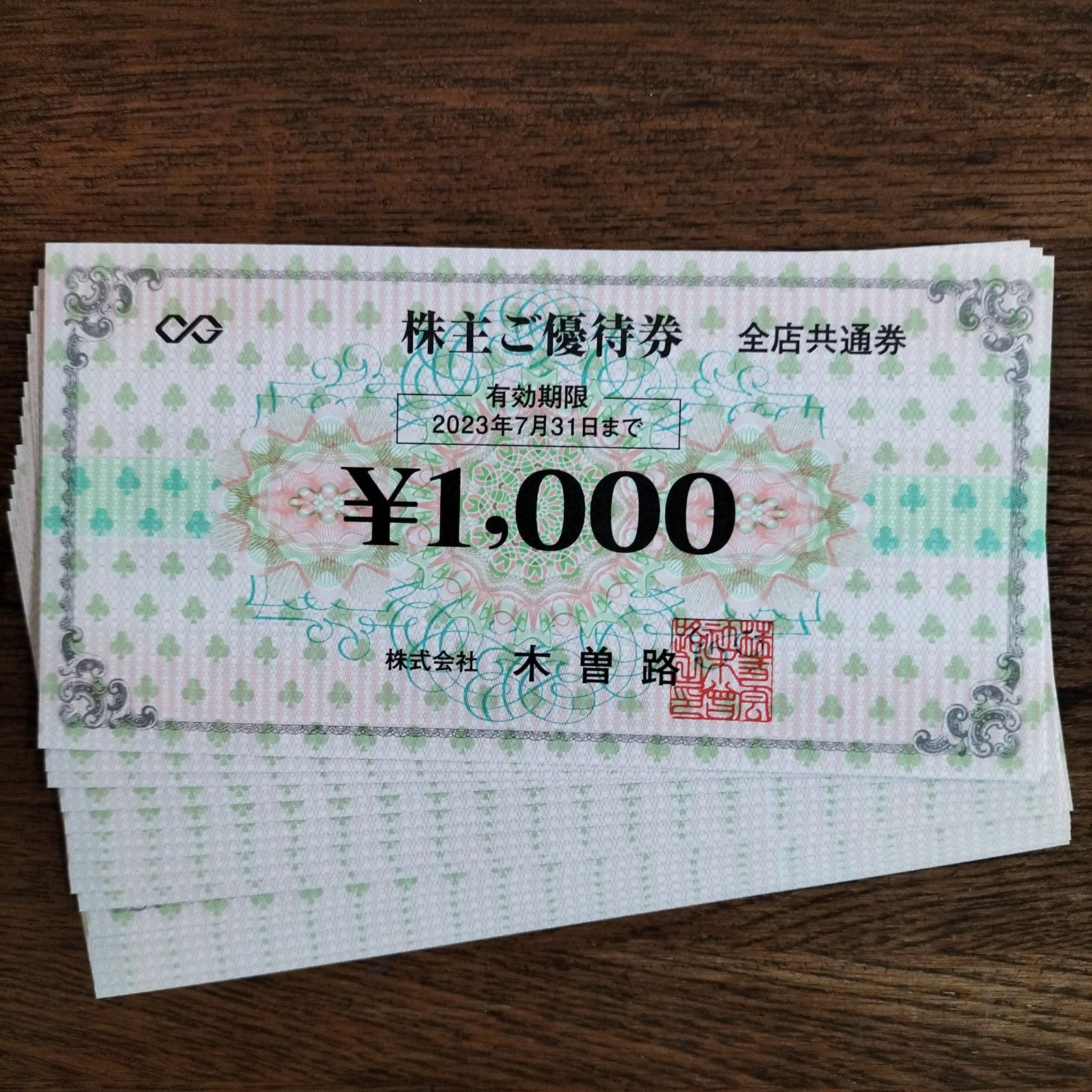 木曽路 株主優待券 17,600円分 2024年7月末迄