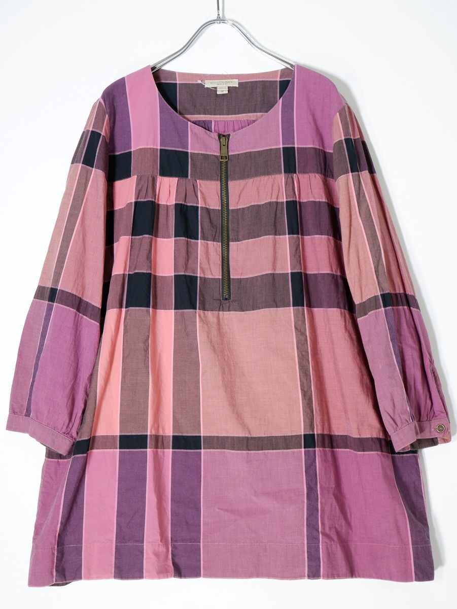 BURBERRY BRITバーバリー ブリット ハーフジップ チェック