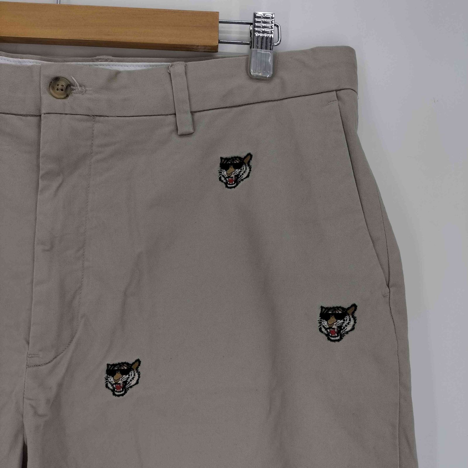 ポロラルフローレン ブラッシュストロークカモ ショートパンツ リネン混 虎 POLO Ralph Lauren TIGER EMB Shorts 虎 刺繍 総柄 チノショーツ
