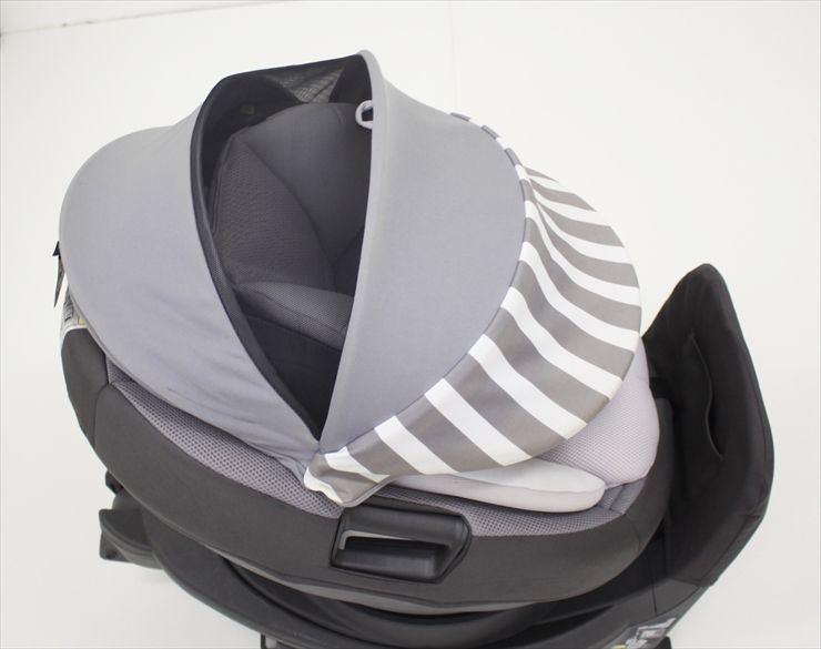 THE S Air ISOFIX エッグショック ZA-670 ストライプグレー コンビ製