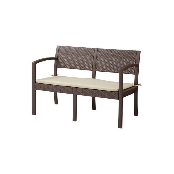 ガーデンリビング4点セット ブラウン