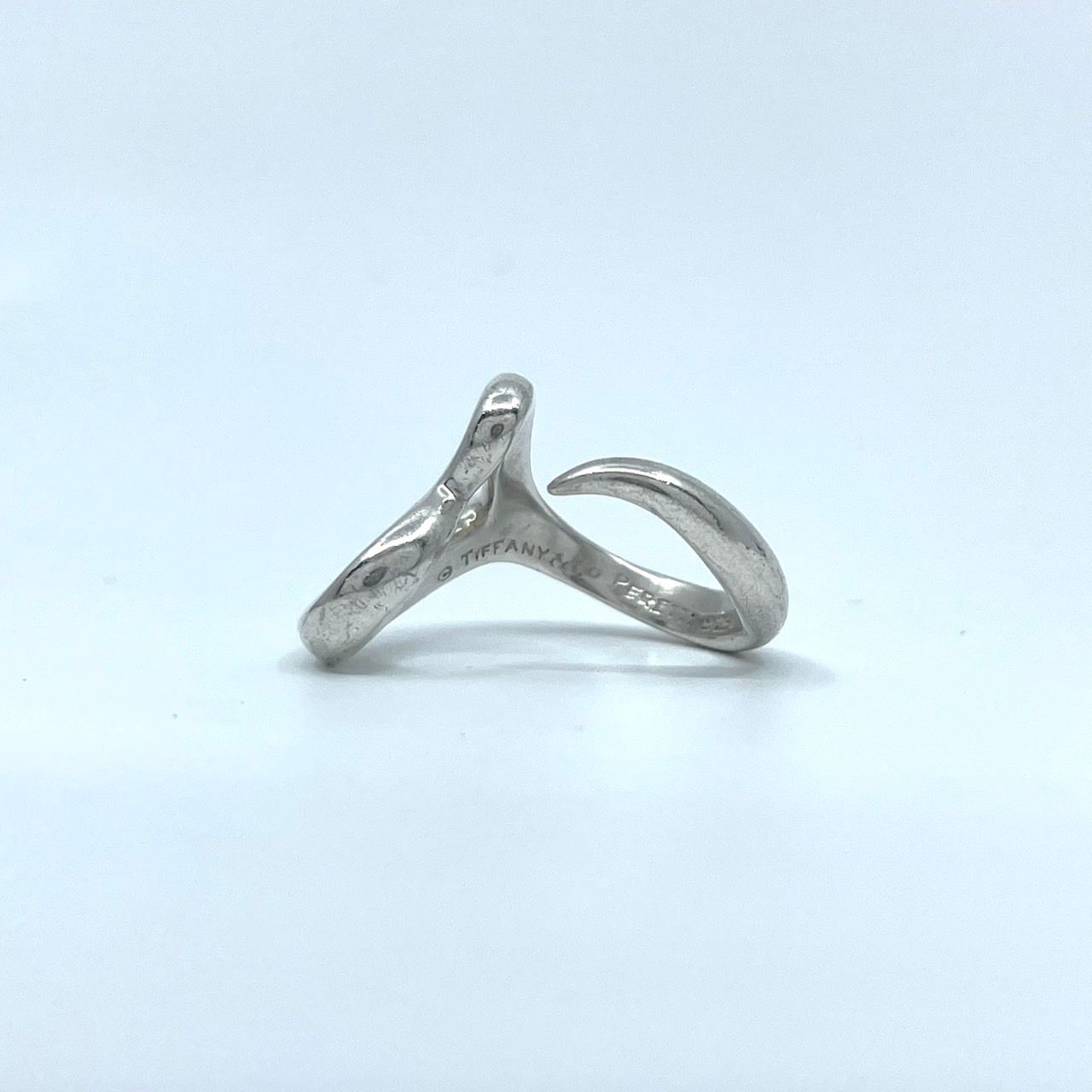 美品 TIFFANY &Co. ティファニー オープンハート 指輪 リング 8