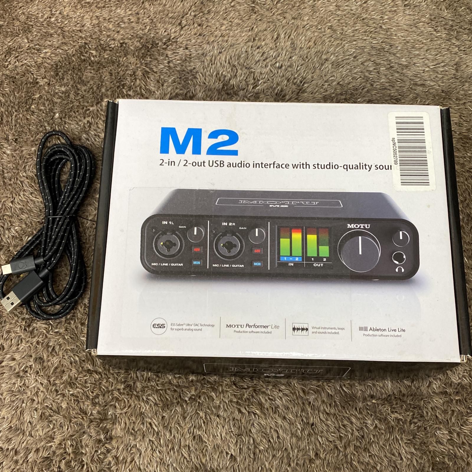 尾張小牧店】【楽器】 中古 MOTU | マークオブザユニコーン DTM・DAW・音響機器 M2 【477】