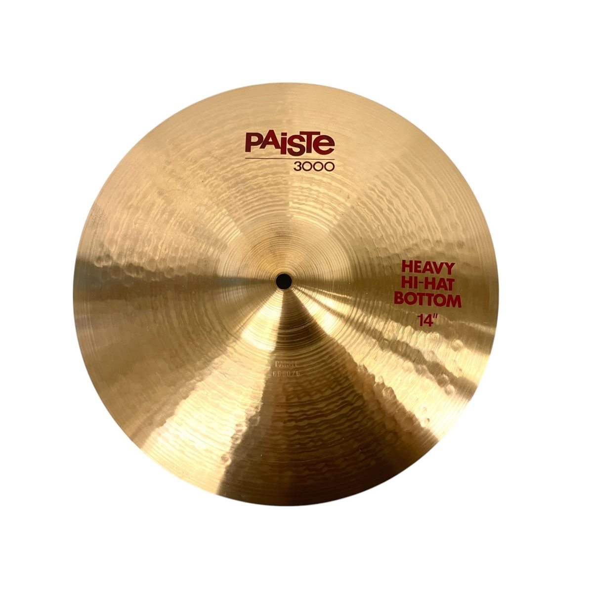 PAISTE パイステ 3000 HEAVY HI-HAT BOTTOM 14インチ シンバル 打楽器 パーカッション S9988670