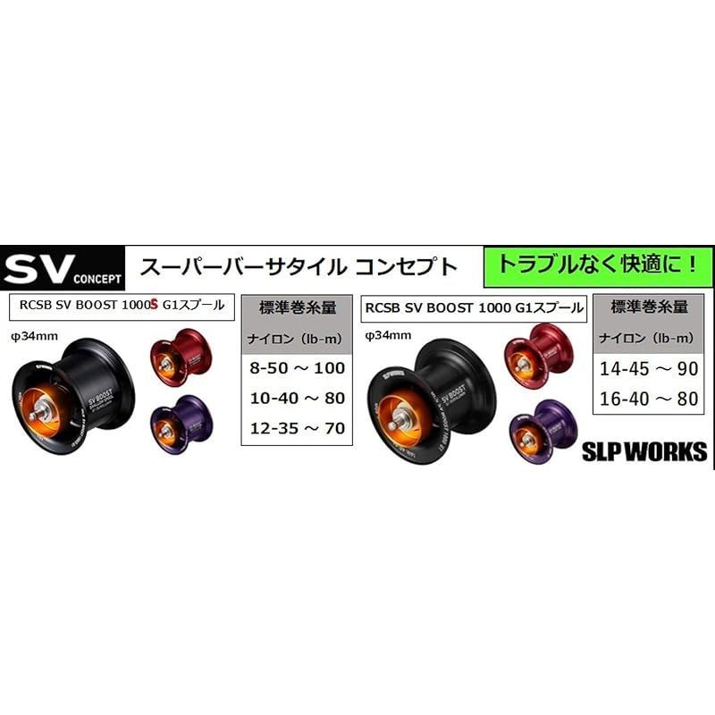 SLP WORKS RCS 1012 SV SPOOL 白う レッド