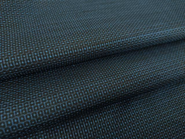 平和屋着物●男性 本場大島紬 120亀甲 総詰め 正絹 ♥ DAAY1535ps