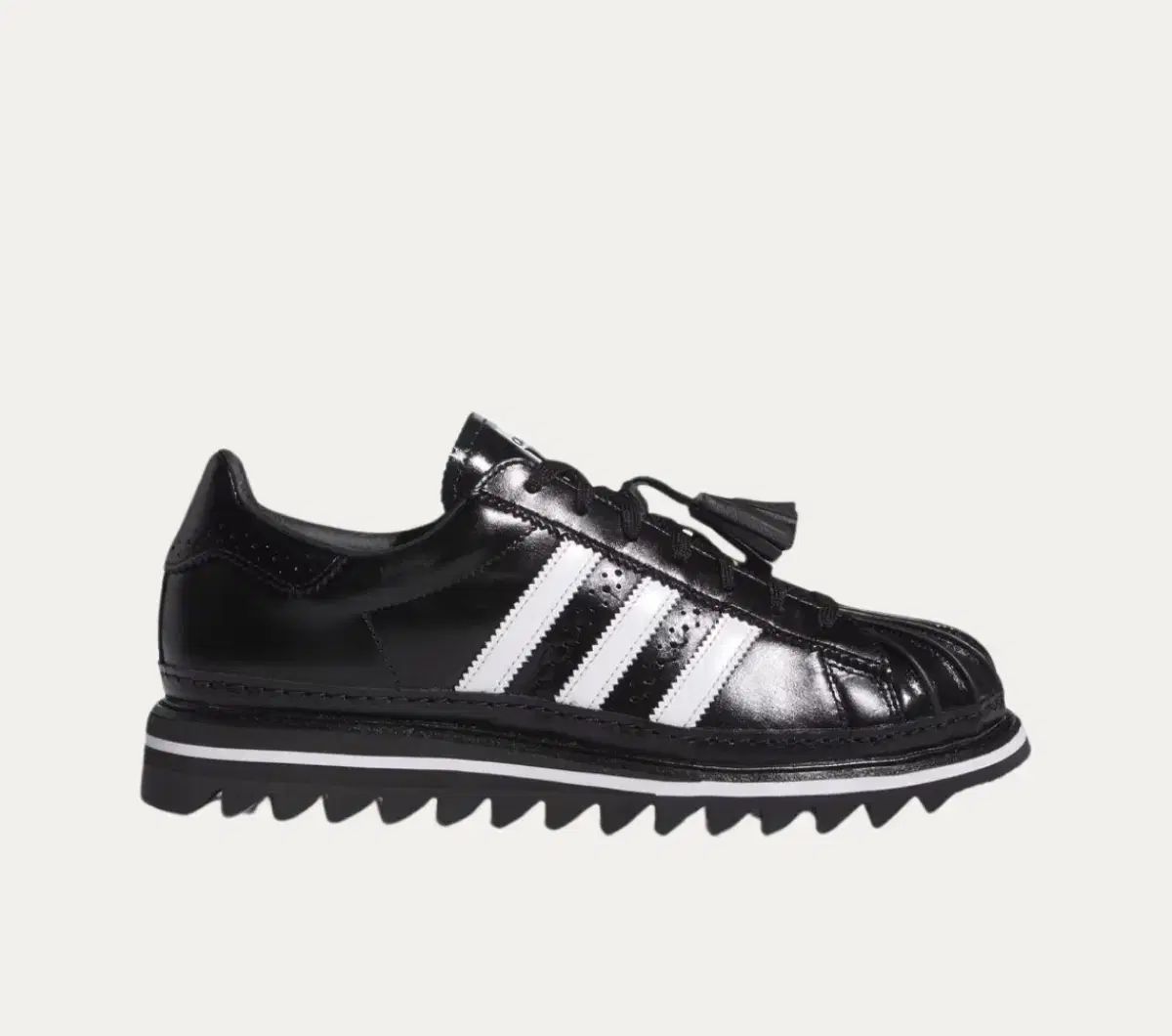 adidas(アディダス) x クロット スーパースター コア 黒 クラウド 白 255