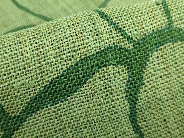 平和屋本店■極上　夏物　八寸名古屋帯　科布　青海波　逸品　DZAA6296kh5 平和屋本店□極上 夏物 八寸名古屋帯 科布 青海波 逸品 DZAA6296kh5