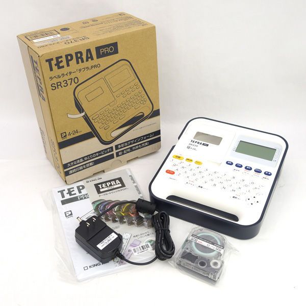 KING JIM | キングジム ◆TEPRA PRO テプラプロ ラベルライター 4-24mm幅対応 SR370 家電