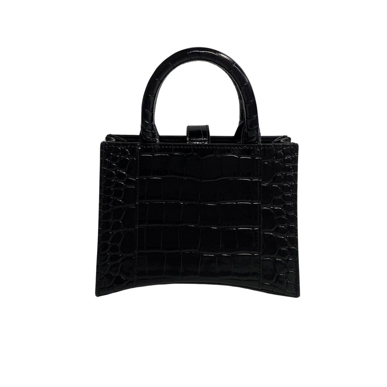 未使用保管品 袋付き BALENCIAGA バレンシアガ アワーグラスXS ロゴ 