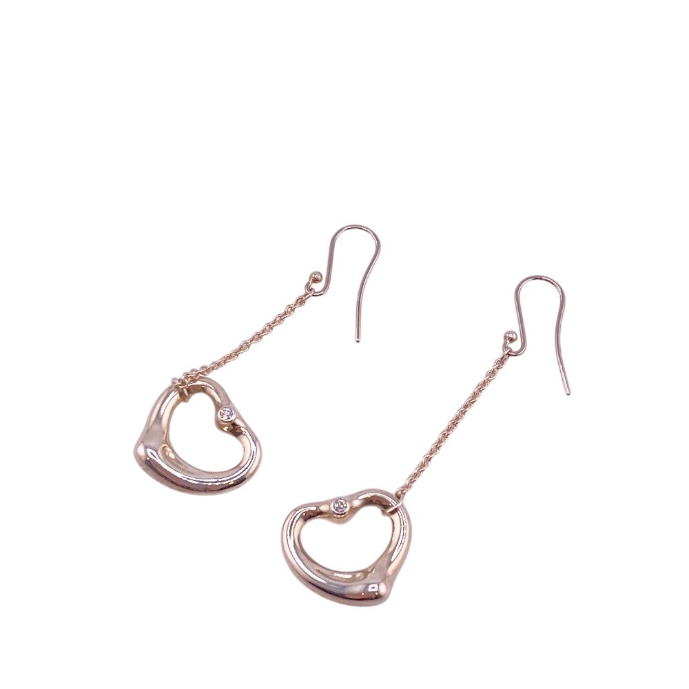 TIFFANY&Co. ティファニー オープンハート 925×ダイヤ 5.0g