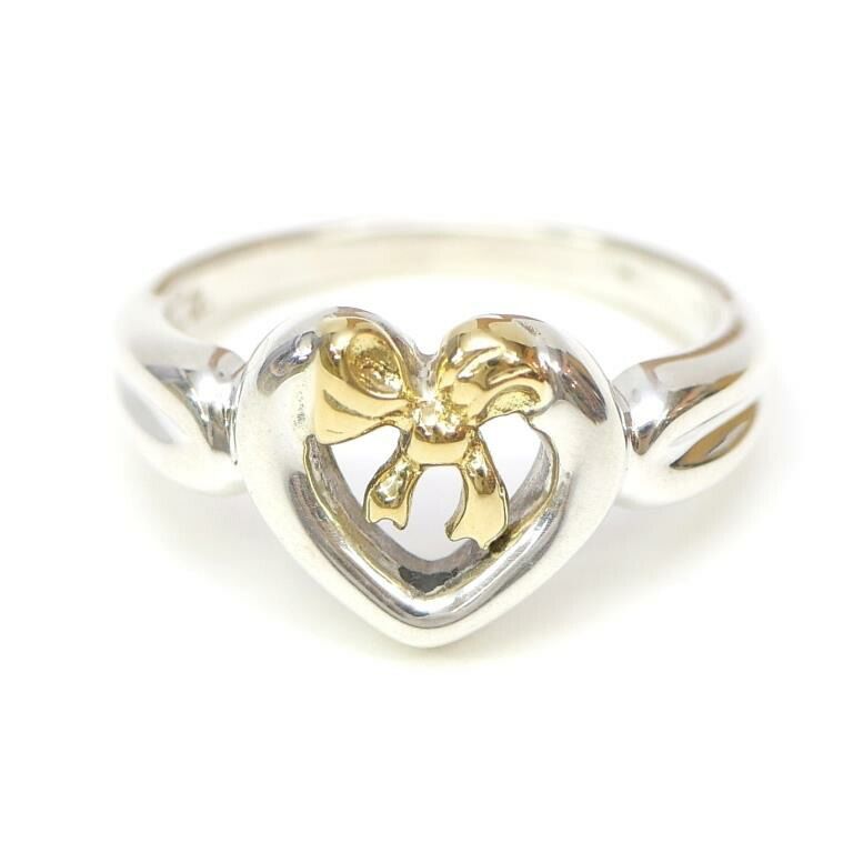 ティファニー TIFFANY&Co. 指輪 ハート リボン リング ＃10 /シルバー