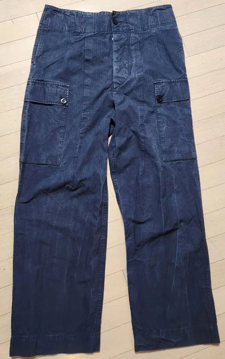 Nigel Cabourn ナイジェル ケーボン リップストップ インディゴウォッシュ パンツ 36