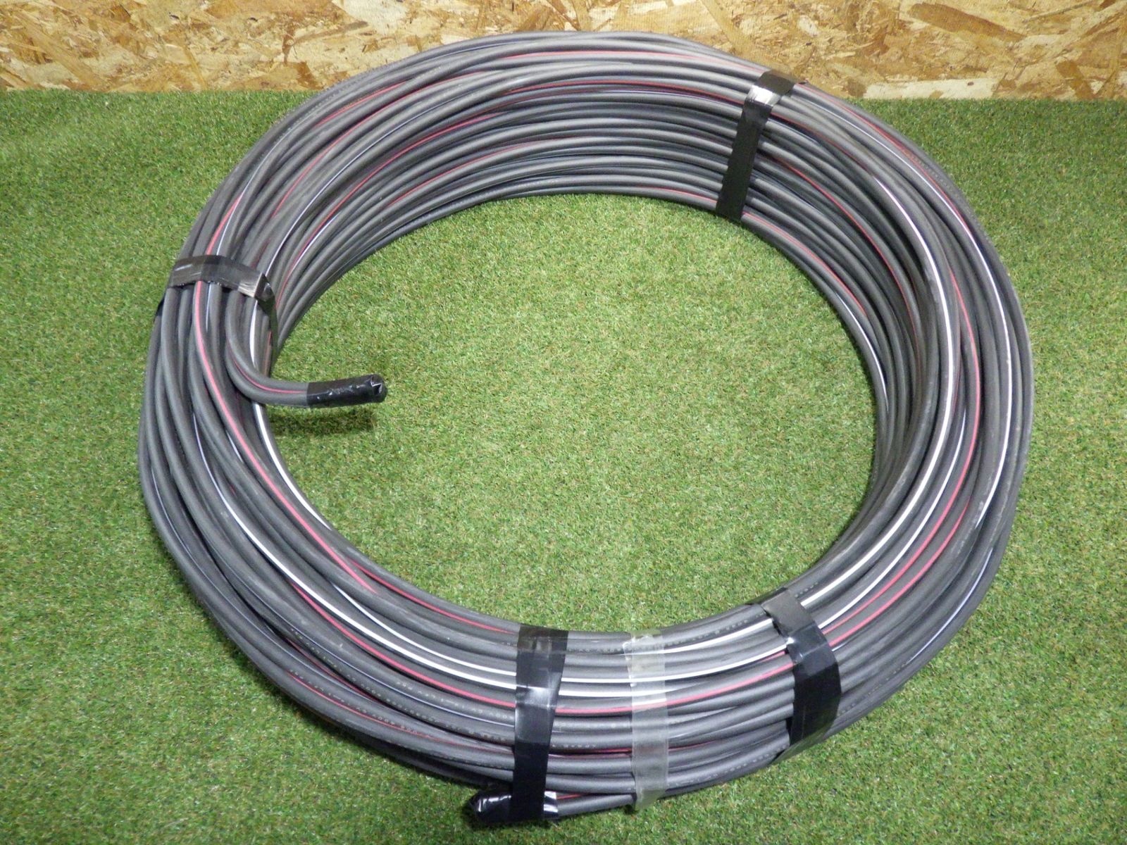 矢崎 CVTケーブル 3×14mm 条長50m 27kg ストライプ識別 600V 電線 