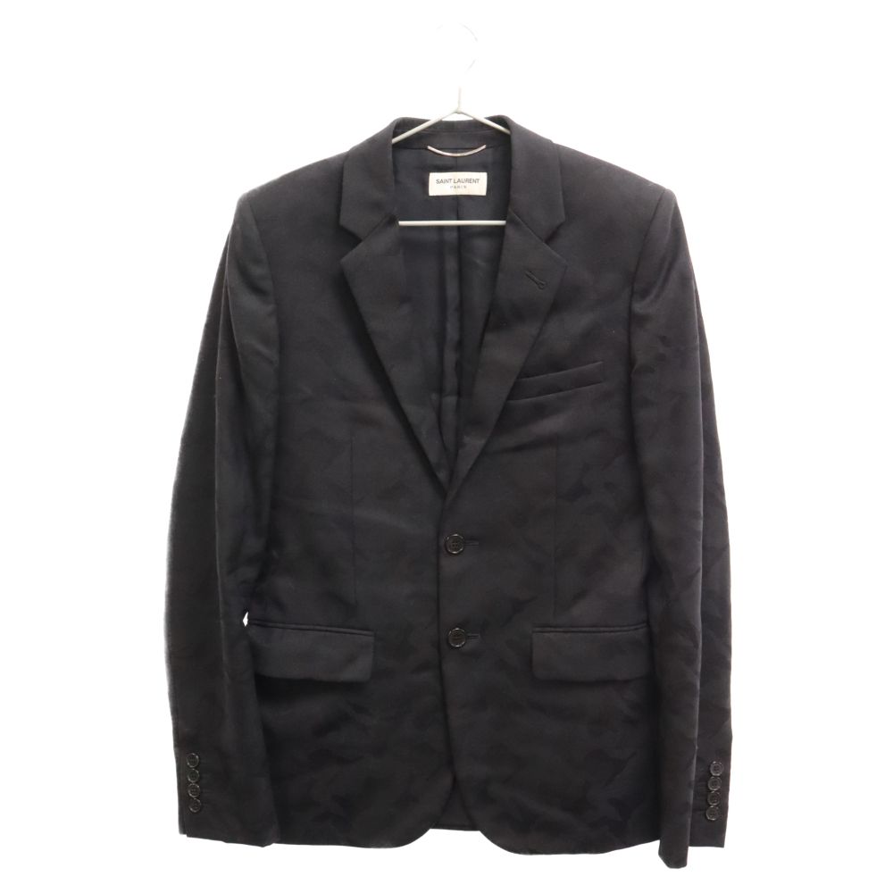SAINT LAURENT PARIS (サンローランパリ) 15AW カモフラジャガード2Bジャケット 416408 Y723L ブラック