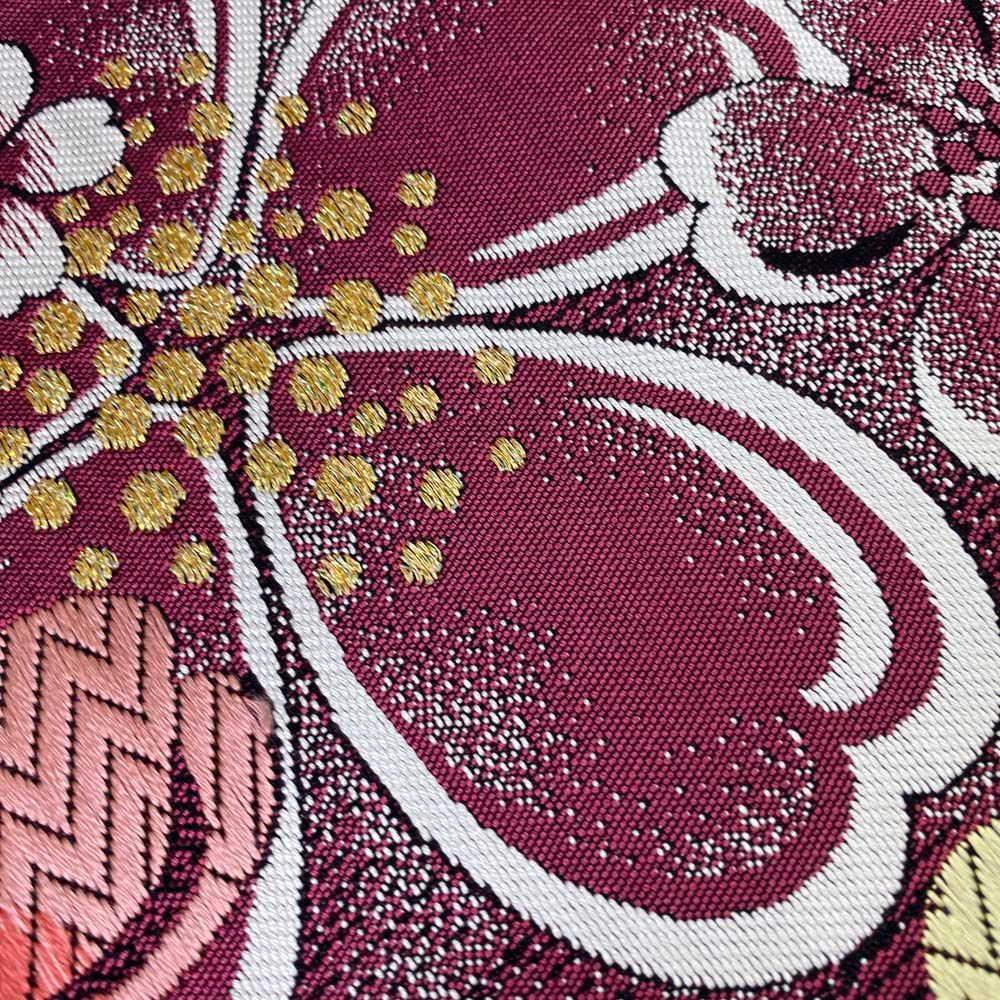 振袖用袋帯 訳あり 成人式 帯 可愛い 袋帯 中古 リサイクル 礼装 振袖  