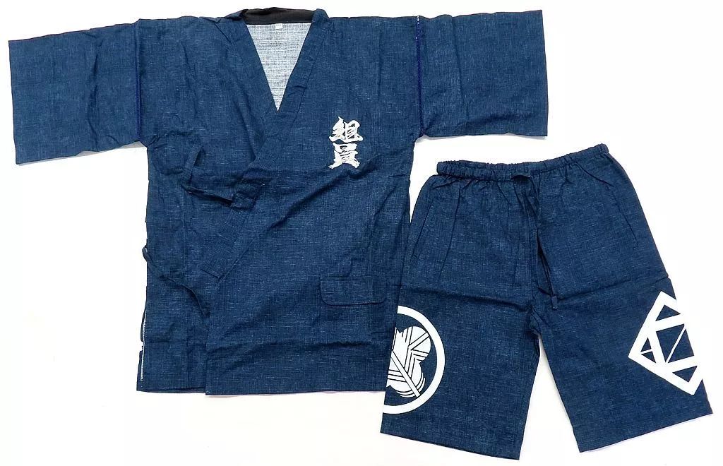 倖田來未 甚平 倖田組 じんべい　men's 中古】衣料雑貨 倖田來未 甚平 ブルー メンズサイズ 倖田組