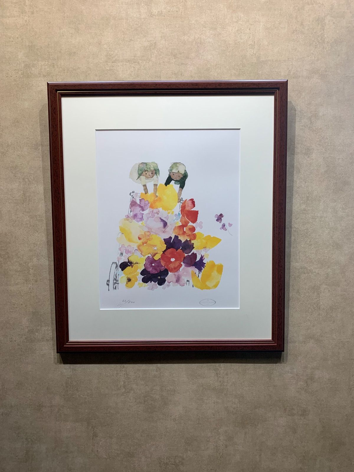 藤田嗣治 レオナール藤田 1924年 絵画「裸婦」 （藤田嗣治
