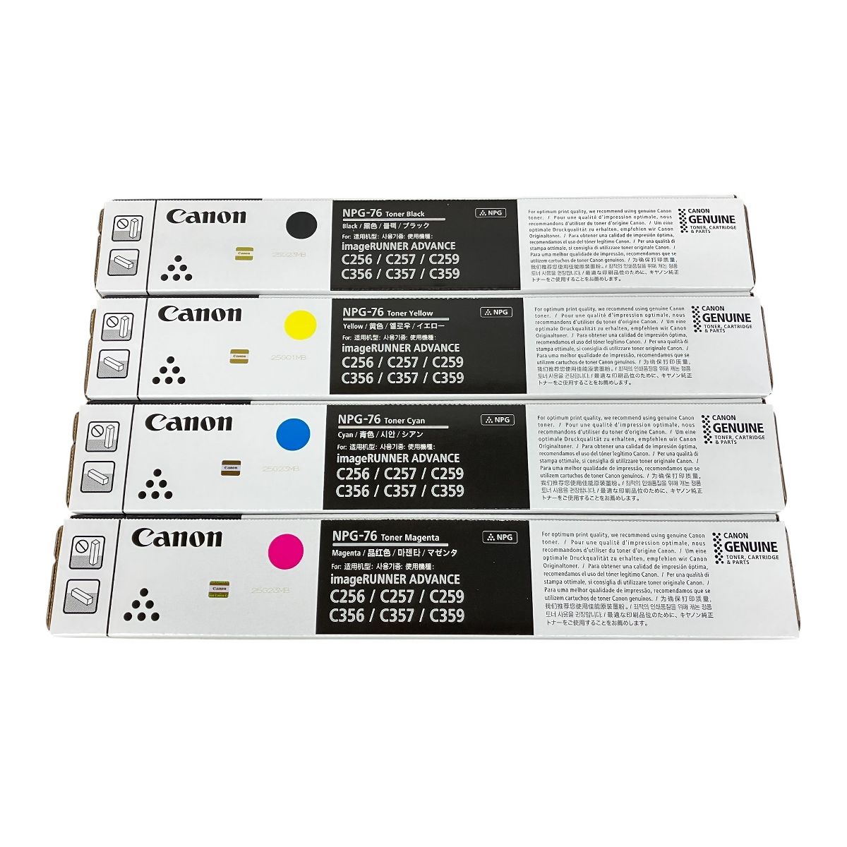 CANON NPG-76 シアン マゼンタ イエロー ブラック 純正トナーカートリッジ 4色セット ♥ K10507707