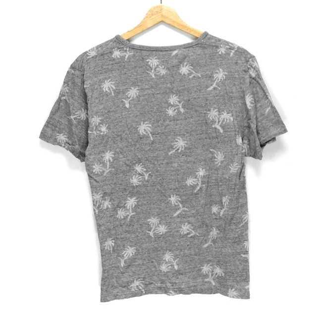 PaulSmithJEANS ポールスミスジーンズ 半袖Tシャツ サイズL メンズ - グレー×白 クルーネック|ヤシの木