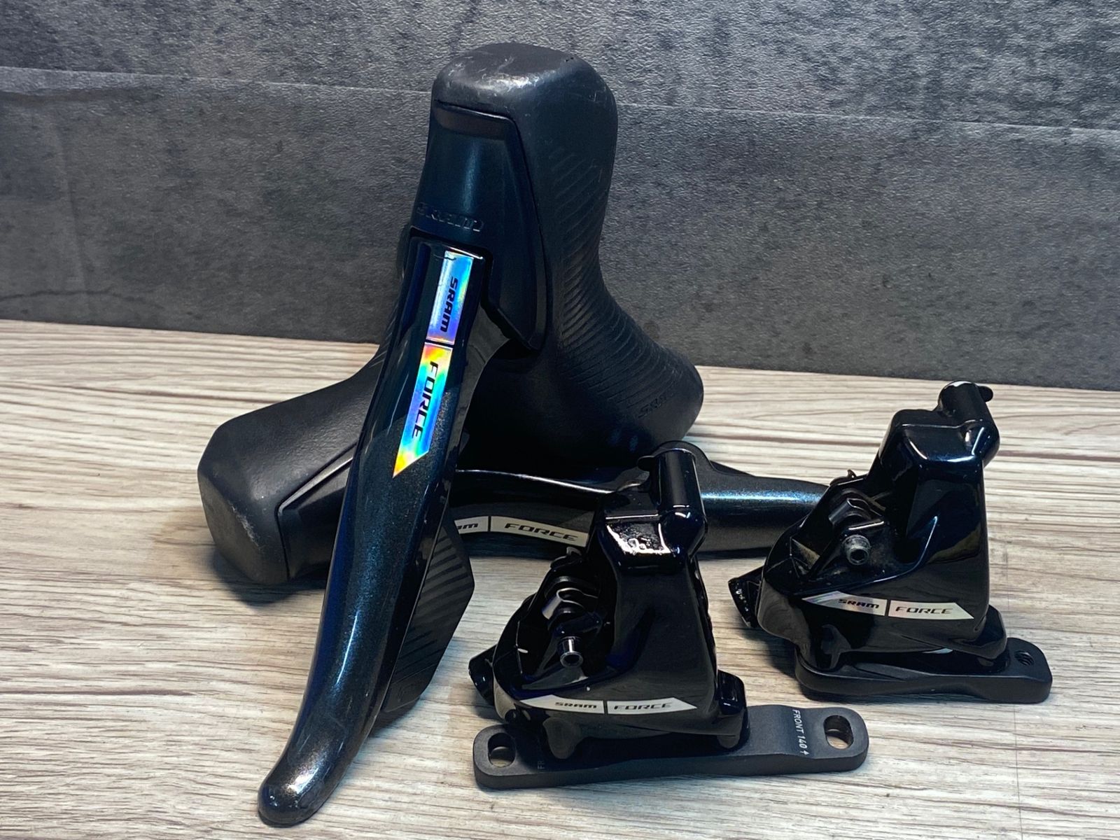 JG663 スラム SRAM フォース FORCE HRD e-Tap AXS D1 12s シフトブレーキレバー キャリパーセット 油圧