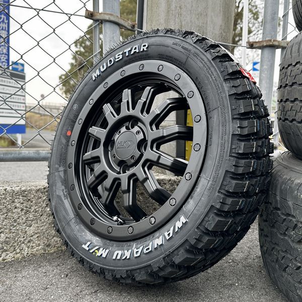 【ネット限定】 訳アリ品! 14インチ 4.5J 43 マッドスター ワンパク MT 155 65R14 N-VAN エブリィワゴン ハイゼットトラック ジャンボ ハスラー