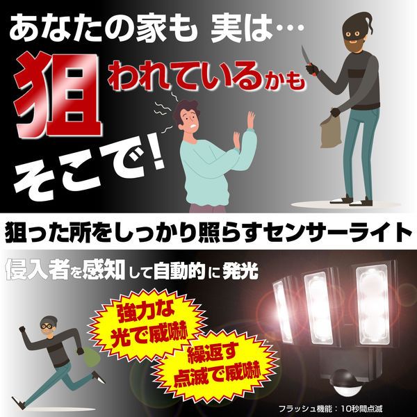 ELPA かんたん防犯ライト