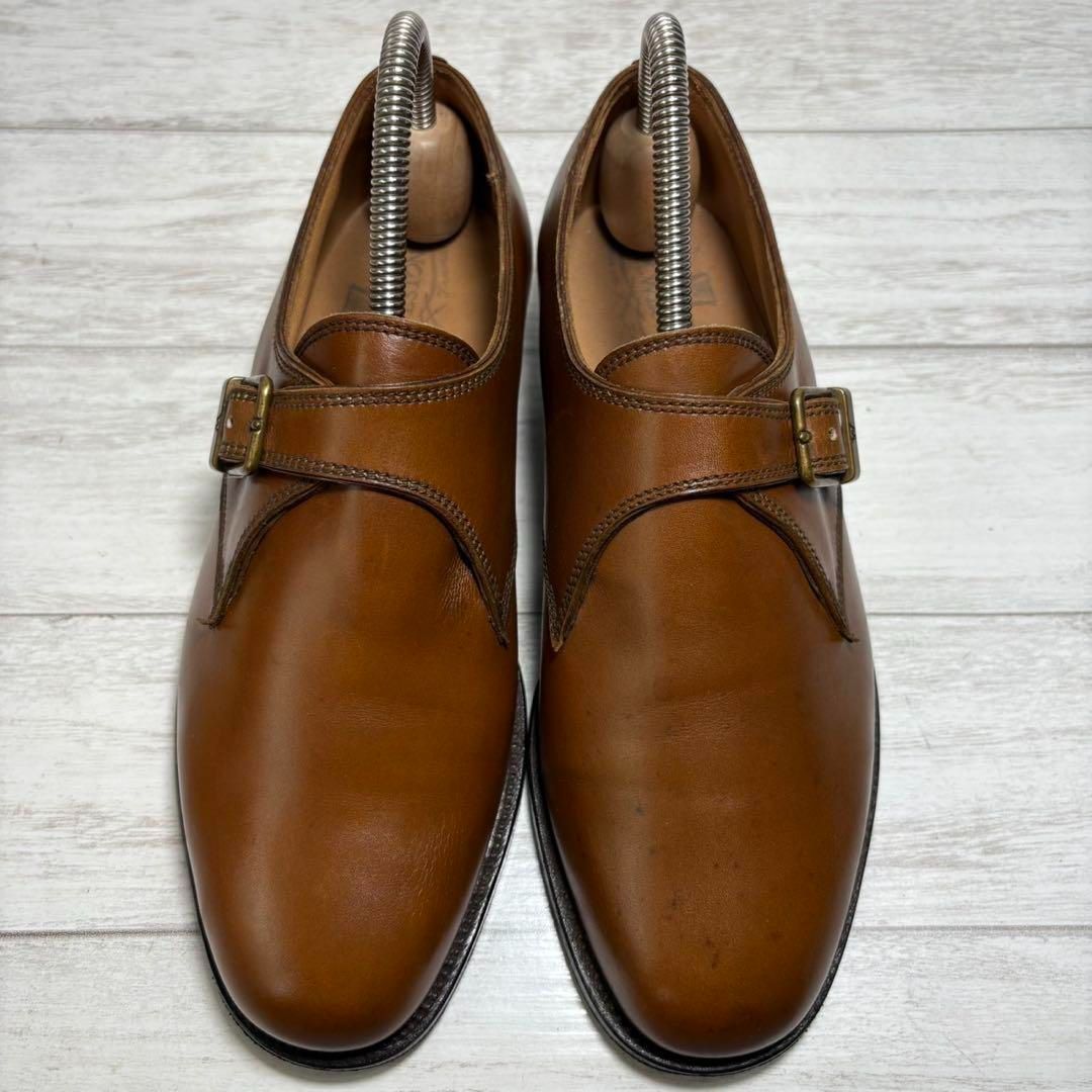 保存袋付 J.M.WESTON ウエストン シングルモンクストラップ