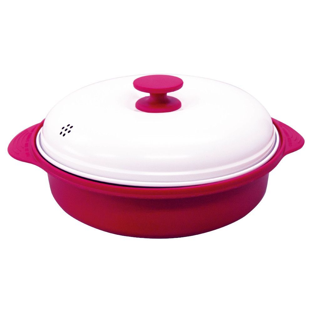 電子レンジ調理器具 赤と白 RANGEMATE PRO グリルパン 赤/白