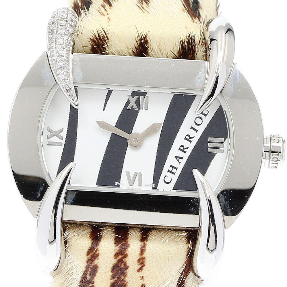 シャリオール CHARRIOL KUCHTS クチャ ラグダイヤ クォーツ レディース_912315