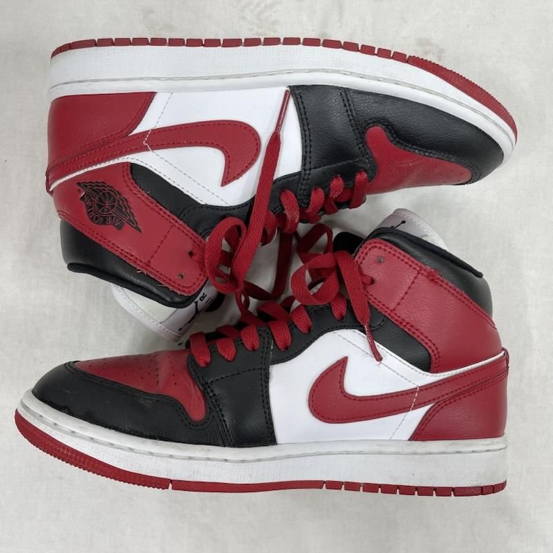 NIKE ナイキ スニーカー Air Jordan 1 Mid Bred Toe Women's
