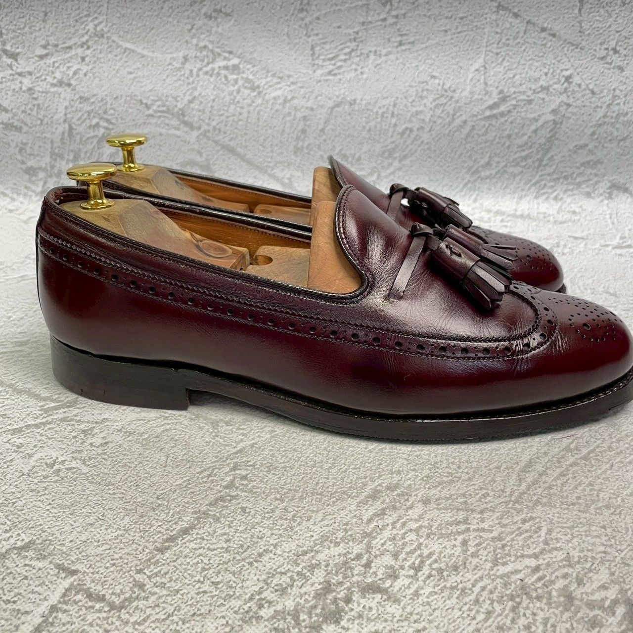 Alden オールデン 553 タッセルローファー ロングウイング アバディーンラスト 赤茶 バーガンディー US8 B|D | 26cm W3371 WWW_OLIVIERBERNSTEIN_COM