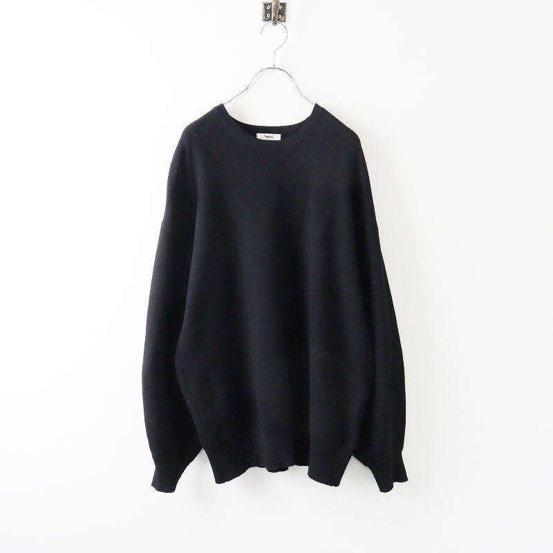 雑誌掲載 2023AW オンワード樫山 ネイブ NAVE ReNAVE スムースニット トップス 2/ブラック プルオーバー 長袖【2400013905350】 雑誌掲載 2023AW オンワード樫山 ネイブ NAVE ReNAVE スムース