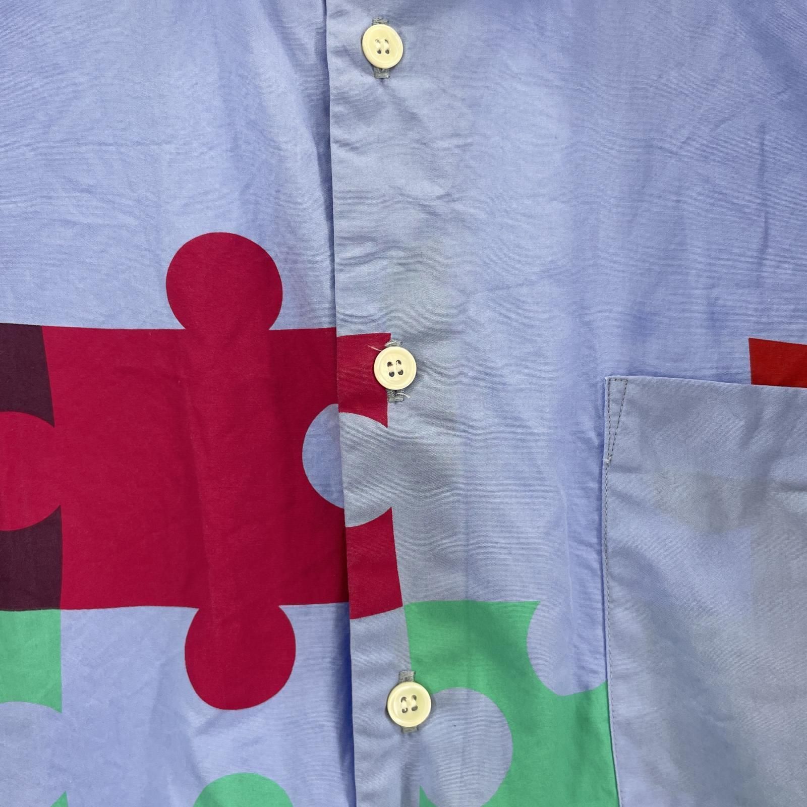 COMME des GARCONS HOMME DEUX シャツ サイズXS COMME des GARCONS HOMME DEUX ピースシャツ XS ブルー - メルカリ