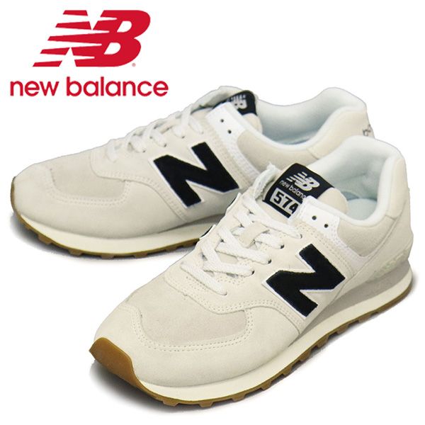 new balance (ニューバランス) U574 NWB スニーカー OFF WHITExBLACK NB879 Dワイズ 28.0cm