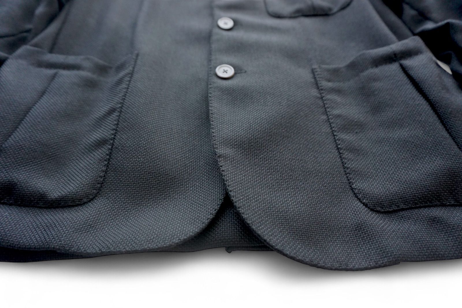 ORBIUM オルビウム CARDIGAN BLAZER モヘアウールポプリンソリッドノー