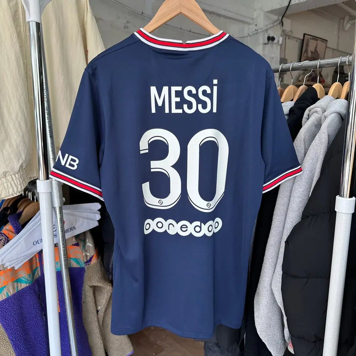21 ー 22 パリ パリ・サンジェルマンFC ホーム No 30 MESSI メッシ