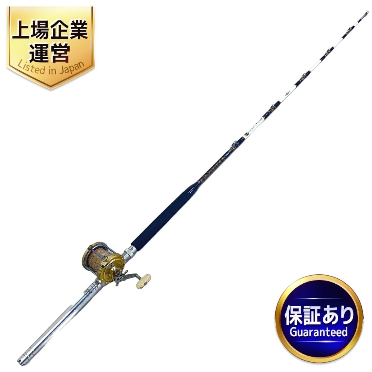 PENN INTERNATIONAL トローリングロッド IGFA 50 2050 24K 船竿 釣り 竿 リールつき Daiwa SeaLine  600 F9027907 - メルカリ