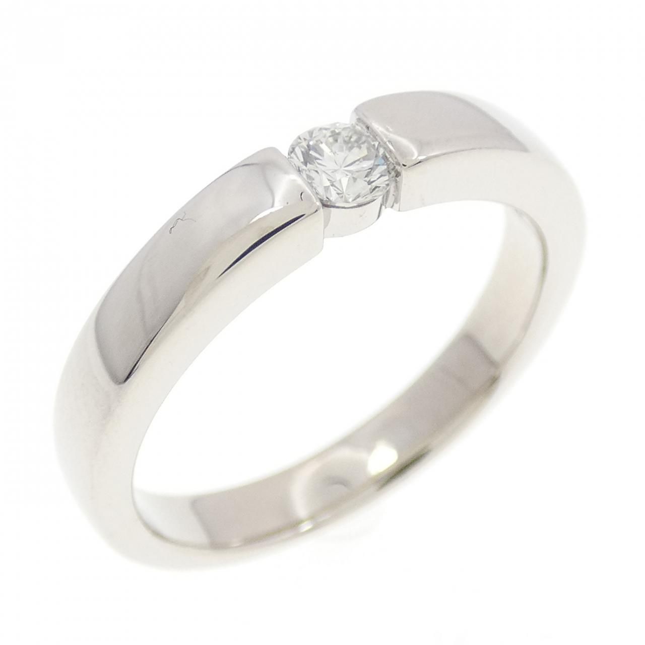 PT950 ダイヤモンド付きプラチナリング　12号 Pt950リング12号 PT950 ダイヤモンド付きプラチナリング 12号