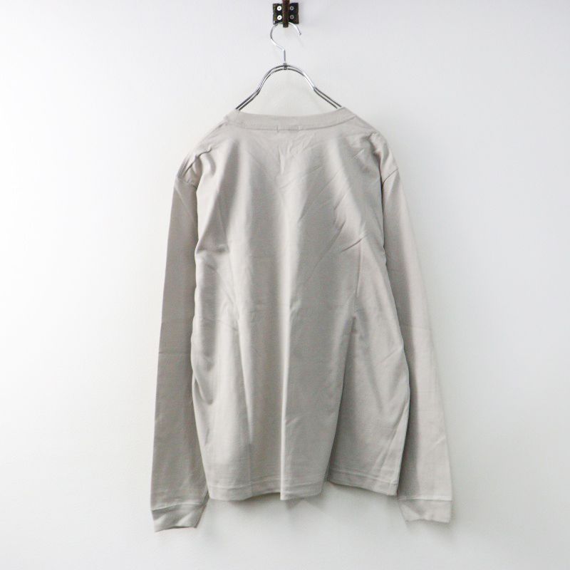 美品 2023年 マーブルシュッド marble sud Zukan penguin L/S TEE コットン長袖Tシャツ 薄グレー/日本製 トップス ロンT【2400014453720】 美品 2023年 マーブルシュッド marble sud Zukan penguin L/S