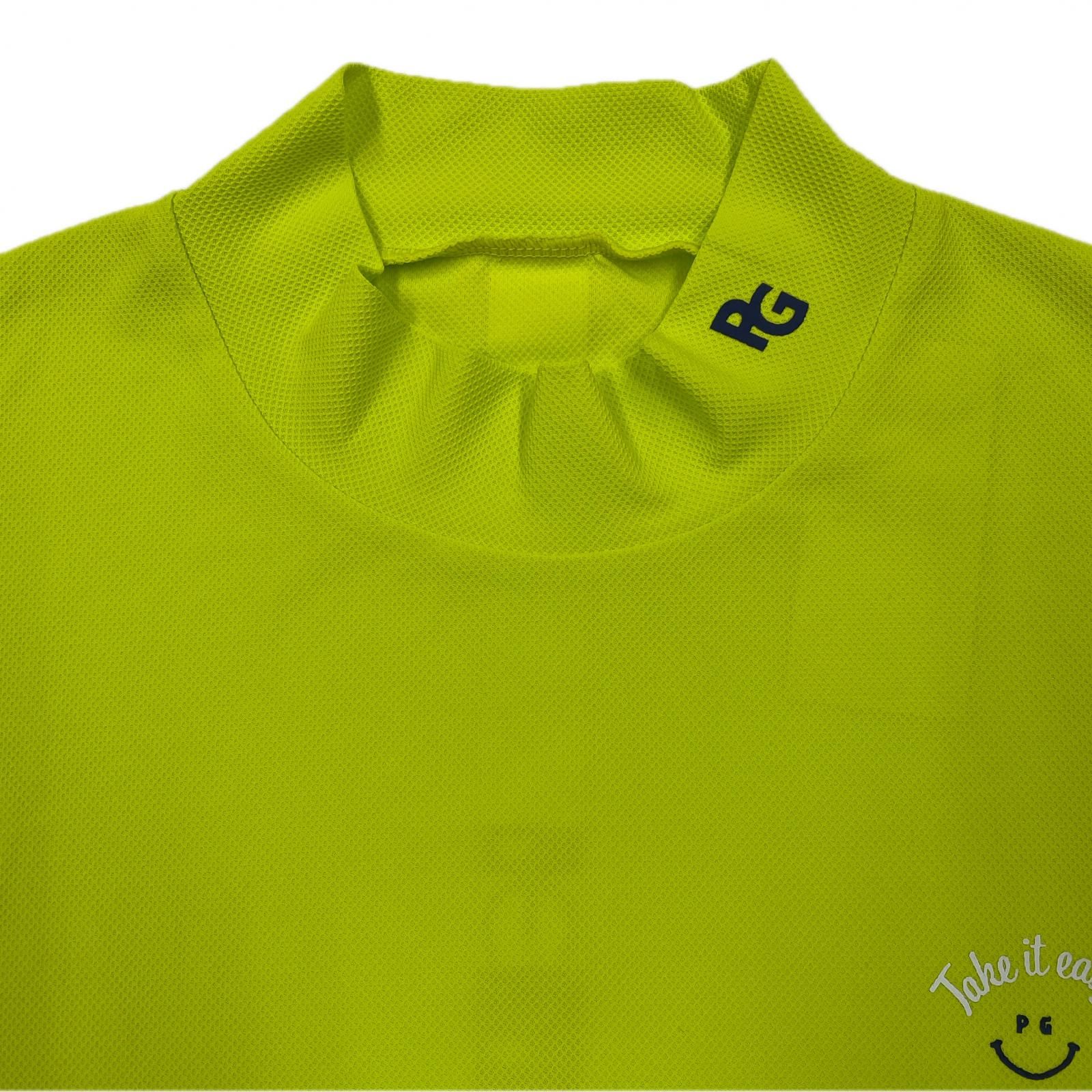 本物 メンズ パーリーゲイツ PEARLY GATES 半袖シャツ 6(LL) ライム