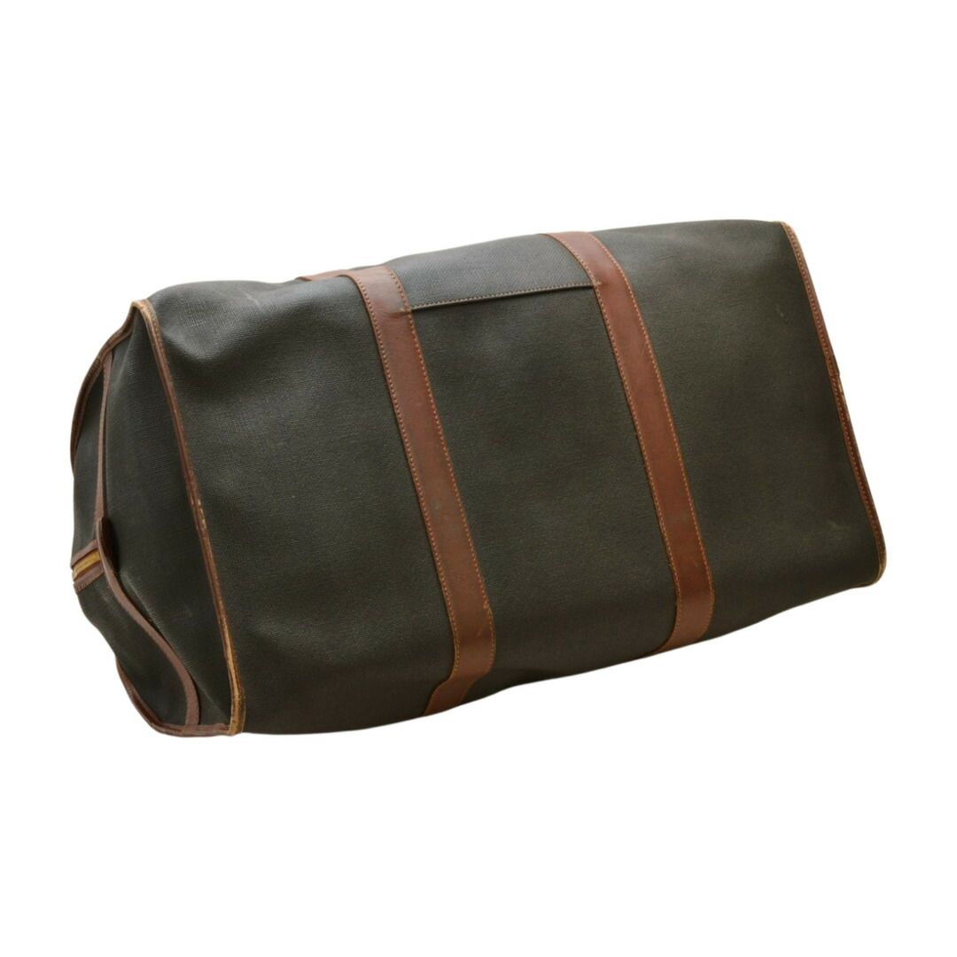dunhill　ダンヒル　トラベルバッグ　ボストンバッグ　ダークグレー×ブラウン dunhill ダンヒル ボストンバッグ 旅行用バッグ レディース