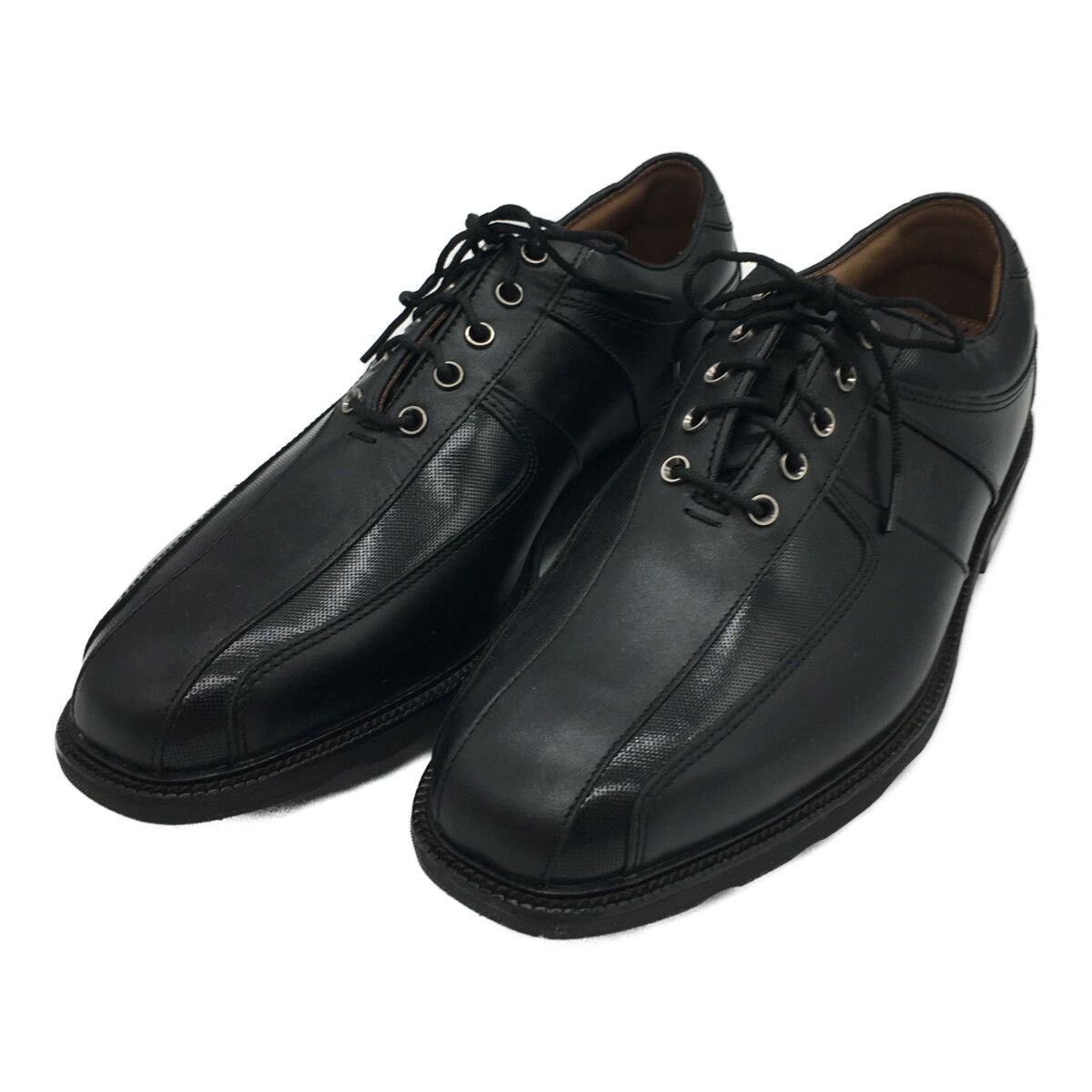 新品FOOTJOY ICON フットジョイ　アイコン　ゴルフシューズ メンズ 黒 やっぱり大人は「ウイングチップ」。FJアイコン ブラックの定番