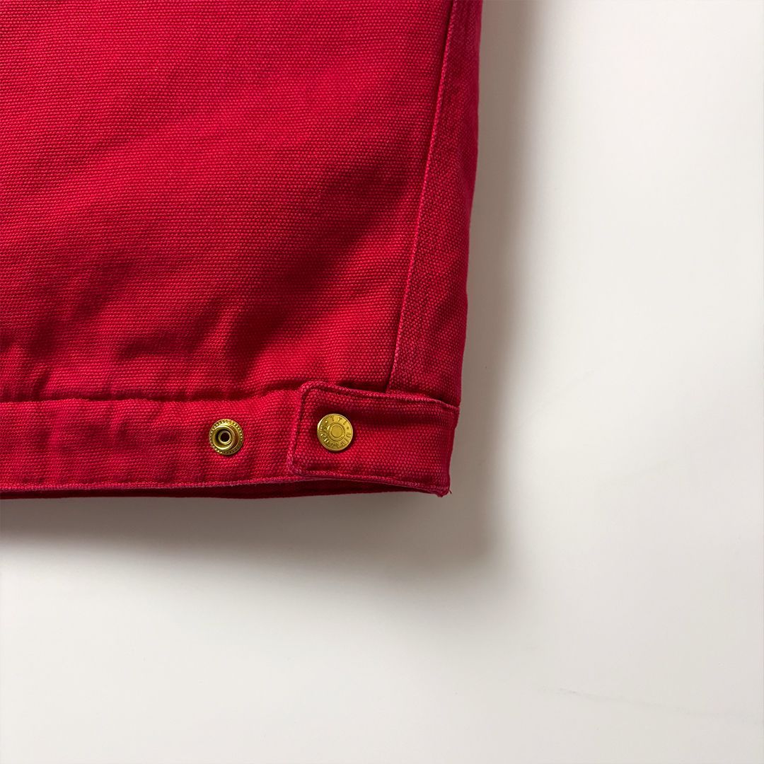 デトロイトジャケット L レッド 赤 ダックジャケット 襟