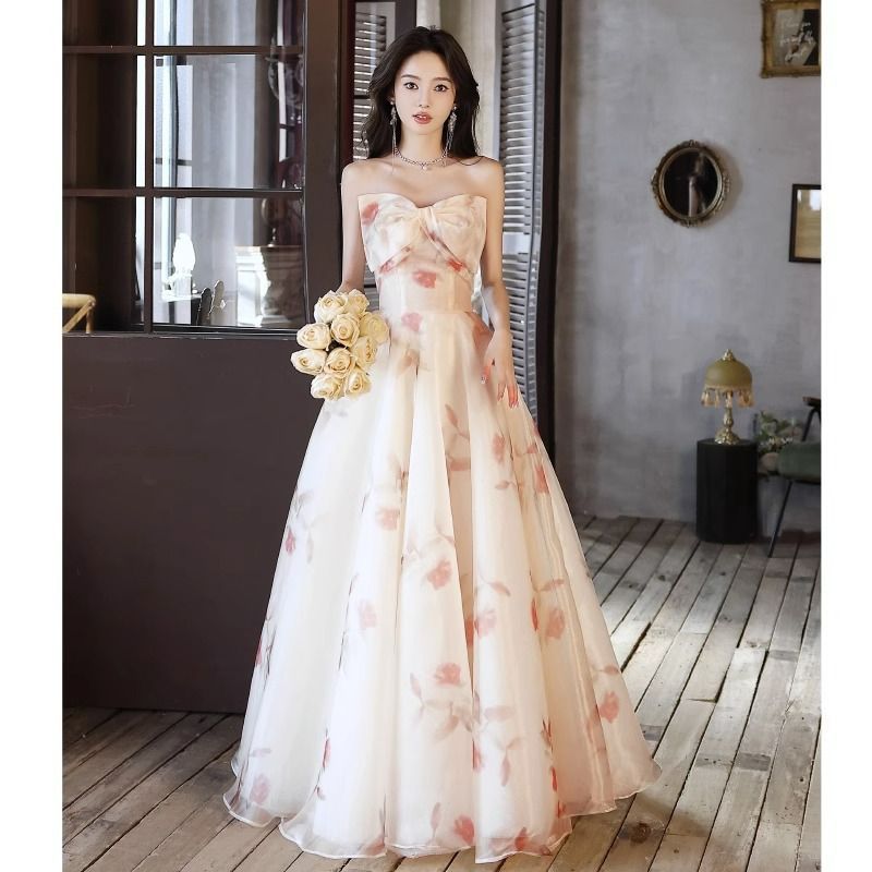 yuwei05パーティードレス ピアノ発表会 結婚式 フォーマル ロングドレス お誕生日 披露宴 卒業式 お呼ばれ ブライズメイド ドレス 花嫁 ドレス 演奏会 二次会 ワンピース ドレス 花嫁 二次会 yuwei05