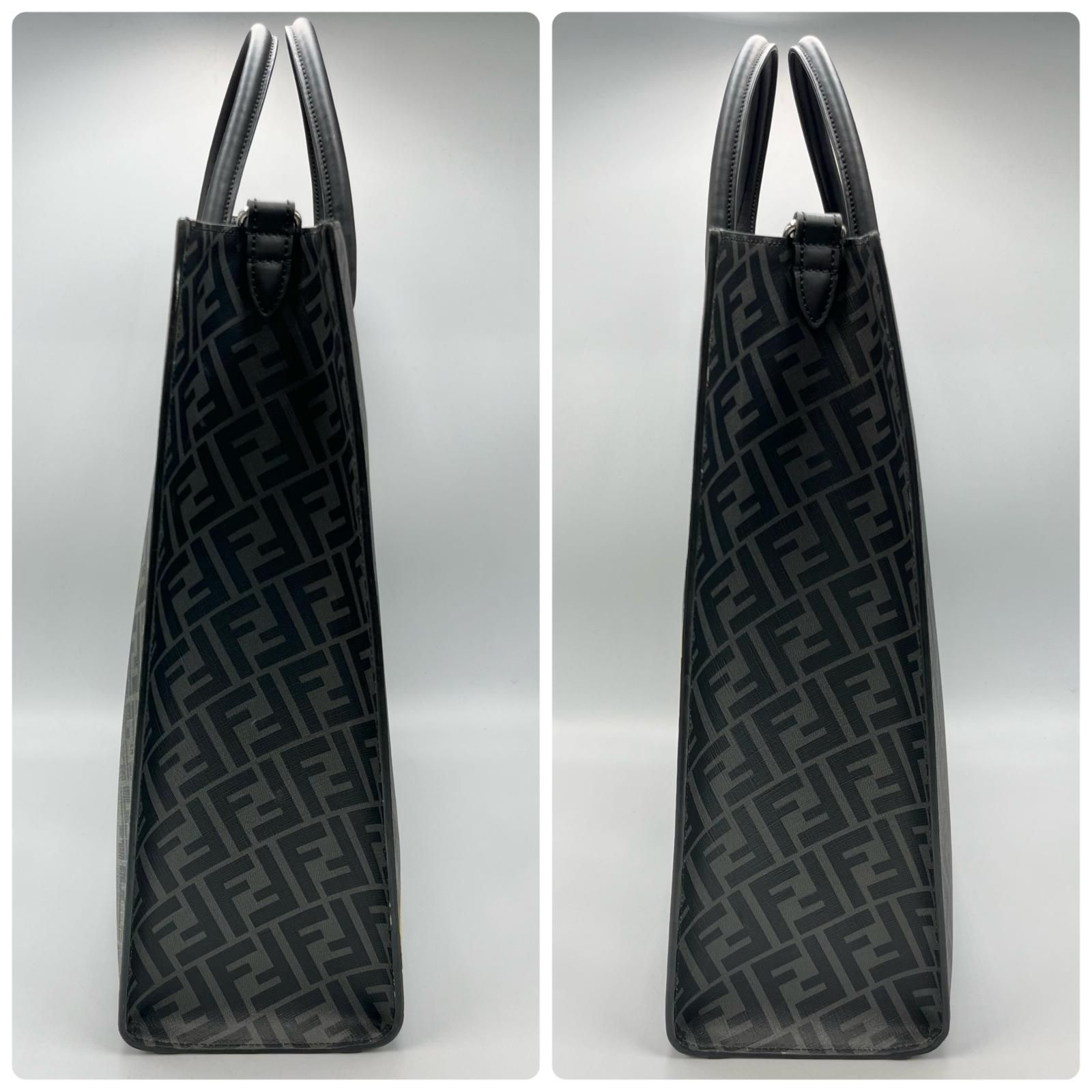 フェンディ FENDI 2WAYトートバッグ バーティカル ズッカ 7VA578 フェンディ FENDI 2WAYトートバッグ バーティカル ズッカ 7VA578