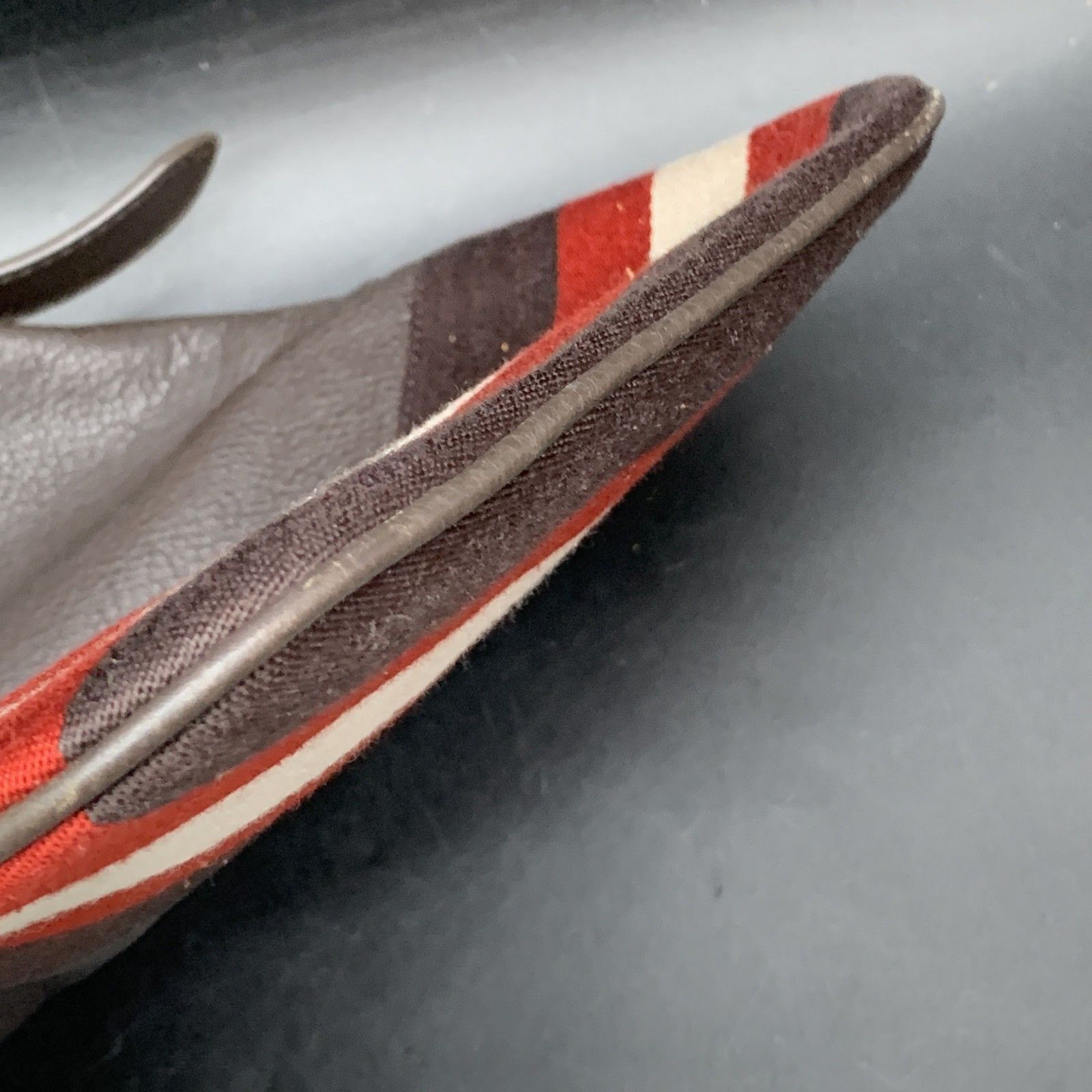 P456 美品 BALLY バリー サコッシュ ショルダーバッグ 斜め掛け マチ