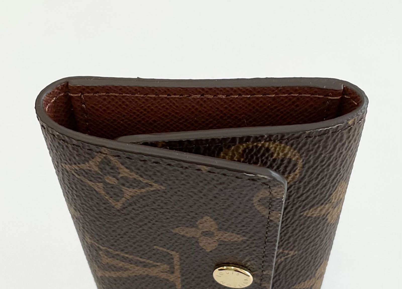 超美品 LOUIS VUITTON モノグラム 6連 キーケース イニシャル有り ルイヴィトン モノグラム 6連キーケース メンズ レディース
